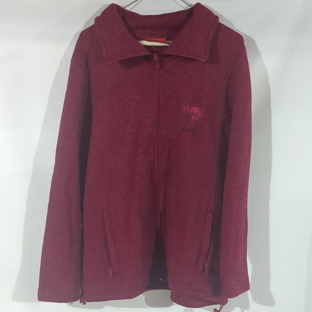 Elegant Maroon Utility Jacket for Women